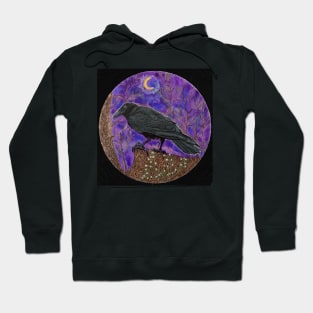 crow painting Hoodie